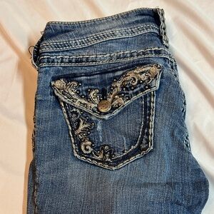 Silver Jeans Women's Embellished Boot Cut Jeans - Blue